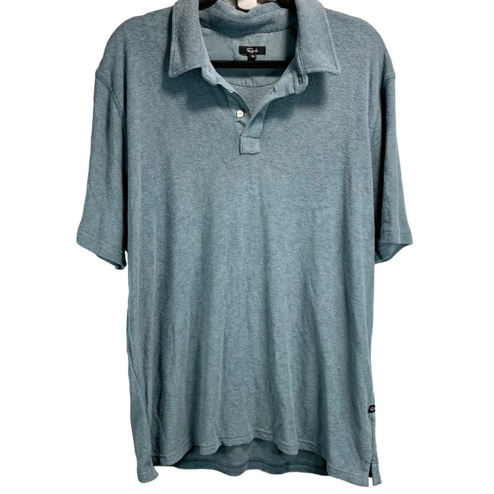 Rails Rhen Polo Shirt in Terry Blue‎ Mirage